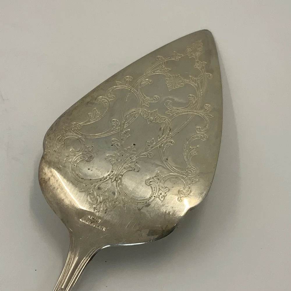 Vintage Gorham Heritage Silverplate Silver 10.5 Inch Pie‎ Server